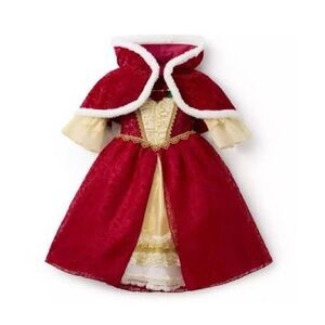 Disney Store Christmas red winter holiday Belle costume size 13/14 NWT SOLD OUT